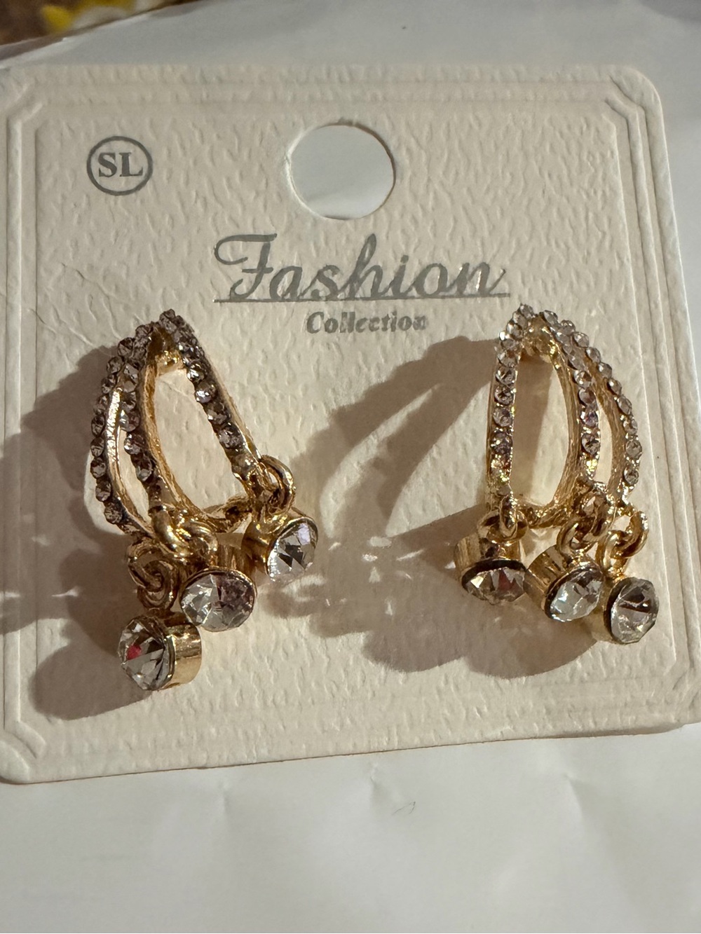 Gold Drop Earrings